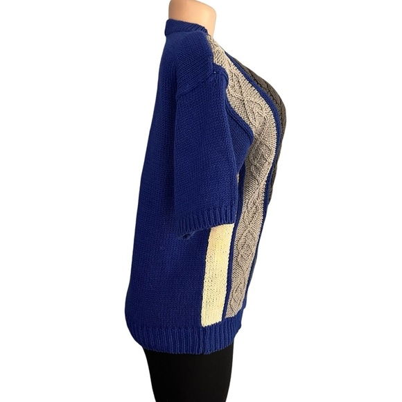 P.S Sport Vintage 80s Floral Granny Core Knit Sweater - Picture 5 of 9